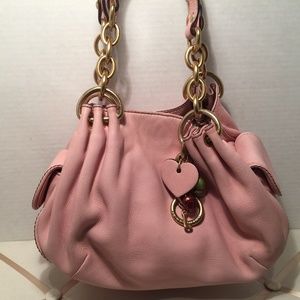 Juicy Couture Bags - Juicy Couture Pink Leather Handbag Juicy Couture Bags - Juicy Couture Pink Leather Handbag